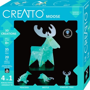 Zestaw kreatywny-puzzle Kosmos Creatto Moose (R3478) (5700002003478)