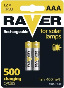 Аккумулятор Raver by Emos B7414 AAA 400 мАч BLI 2 Ni-MH (B7414)
