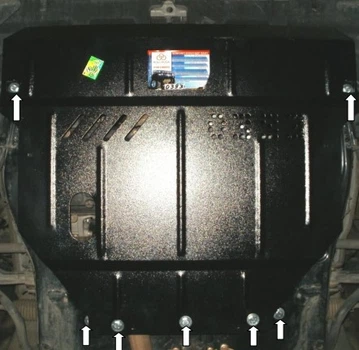 Защита двигателя BYD F6 2011- Kolchuga 1.0393.00