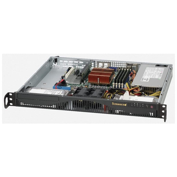 Корпус для сервера Supermicro 1U 350W (CSE-512F-350B1)