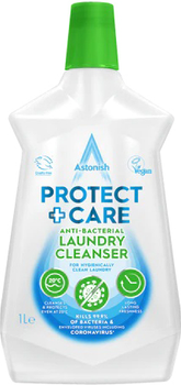 Засіб Astonish Protect + Care для дезінфекції та знищення неприємного запаху під час прання без запаху 1000 мл (5060060212251)