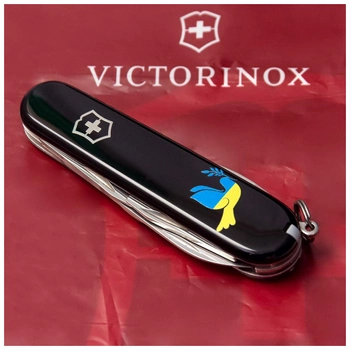 Нож Victorinox Spartan Ukraine Black Голуб Миру Жовто-Блакитний (1.3603.3_T1036u)