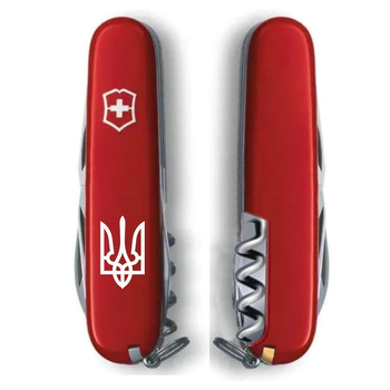 Ніж Victorinox Climber Ukraine Red Тризуб (1.3703_T0010u)