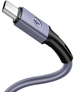 Kabel Usams U52 micro-USB 2A Fast Charge 1m Purpurowy (6958444989037)