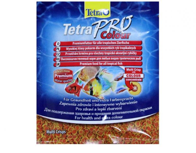 Корм Tetra Pro Colour чипсы 12гр для улучшения окраса