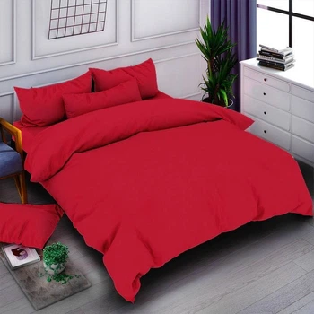 Постельное белье Бязь Голд Люкс, Vital Textile полуторный 150х220см (BL-13) красный