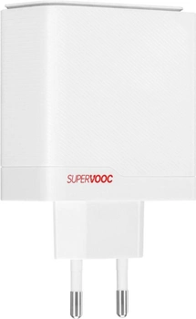 Мережевий зарядний пристрій OnePlus SUPERVOOC 100W Dual Ports White (5461100370)