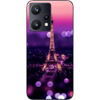 Силиконовый чехол SMTT для Realme 9 4G с картинкой Париж ночью