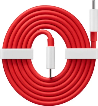 Кабель OnePlus SUPERVOOC Type-C to Type-C 100 cm Red (5481100047)