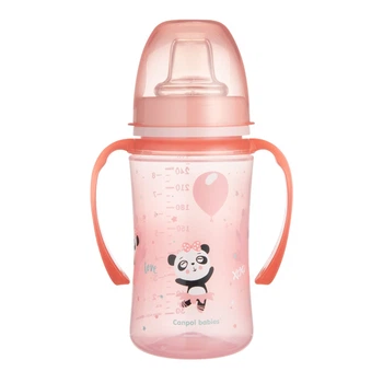 Кружка тренировочная Sweet Fun Canpol babies Розовая 240 мл (5901691813397)
