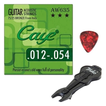 Струні Caye AW635 Bronze 12-54 + пристрій для виймання шпильок