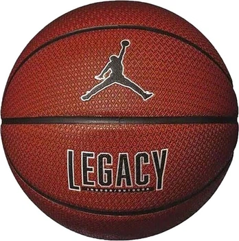 М'яч баскетбольний NIKE JORDAN LEGACY 2.0 8P DEFLATED AMBER/BLACK/METALLIC SILVER/BLACK size 7 J.100.8253.855.07
