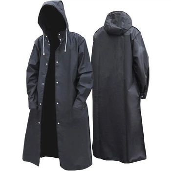 Плащ дощовик чоловічий XL Чорний (PDM-XL)