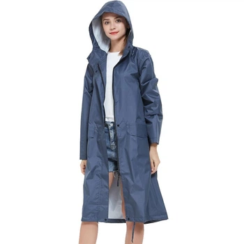 Дождевик женский с сумкой XL Блакитний (PDJN-B-XL)