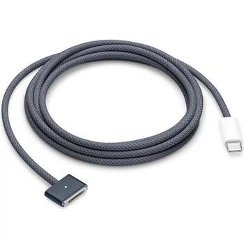 Кабель Type-C - MagSafe 3 140W/100W/65W 2 метра 2 м Сірий (TCMS32M-GR)