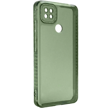 Чехол TPU Starfall Clear для Xiaomi Redmi 9C Зеленый Без бренда
