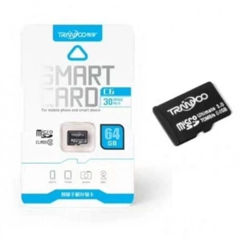 Карта пам'яті Tranyco 64GB microSD Class 10