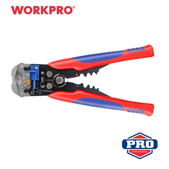 Съемник изоляции автоматический WORKPRO 3 в 1, 0,2-6 мм PRO WP291007