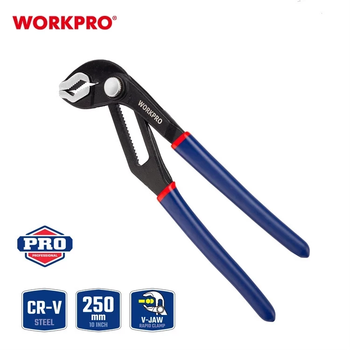 Клещи быстропереставные WORKPRO 250 мм CR-V PRO PLUS WP231087