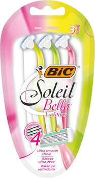 Набір бритв без змінних картриджів BIC Soleil Bella Colours 3 шт