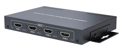 Переключатель HDMI 4 в 1 с функцией квадрирования изображения Lenkeng LKV401MS-N
