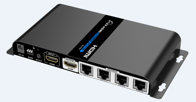 Разветвитель-удлинитель 1 на 4 HDMI по витой паре до 40 метров Lenkeng LKV714Pro