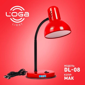Настольная лампа LOGA DL-08 "Мак"