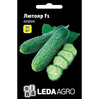 Насіння огірка Лютояр F1 ранній 50 шт LedaAgro