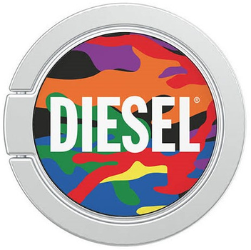 Uchwyt Diesel Universal Ring Pride Camo na telefon Wielokolorowy (8718846088916)