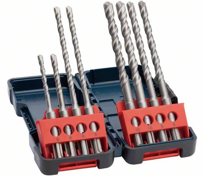 Набір свердл по бетону Bosch SDS-plus-3, 8 шт. ø5/6/8/10 мм (2607019903)