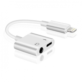 Переходник адаптер Lightning - 3.5 мм наушники + зарядка Lightning Alitek -Refurbished (48255y)