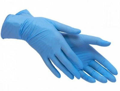 Одноразові рукавички нітрилові Vogt Medical 100 шт в упаковці Розмір XS Сині