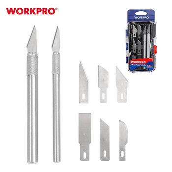 Набір ножів для точних робіт/моделювання WORKPRO (8 пред.) W018020