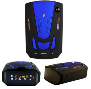Антирадар светодиодный GRB Radar Detector дисплей 16 BAND V7 360 градусов