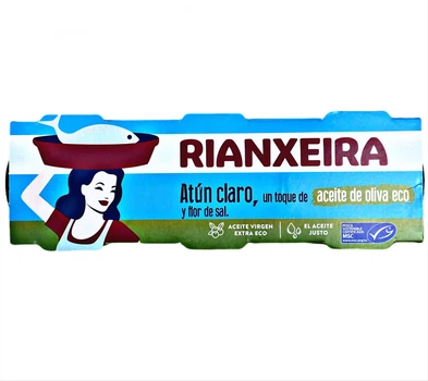 Тунець в оливковій оліі Rianxeira 3Х80г