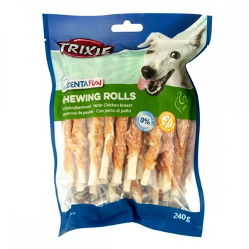 Лакомство для собак Trixie Denta Fun палочка для зубов с курицей, 12см/240г, 30шт