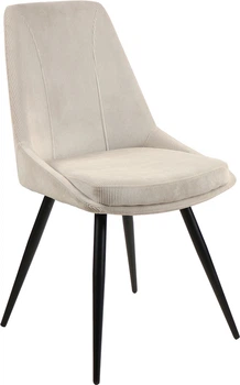 Стілець Vetro Mebel M-72 Натуральний вельвет рубчик (M-72- light-grey-velvet/ black)
