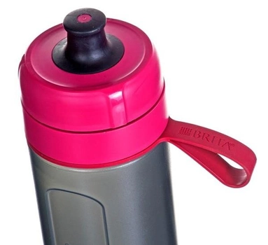 Пляшка для води Brita Fill&Go Active 600 мл Black Pink (AGDBRIBUF0006)