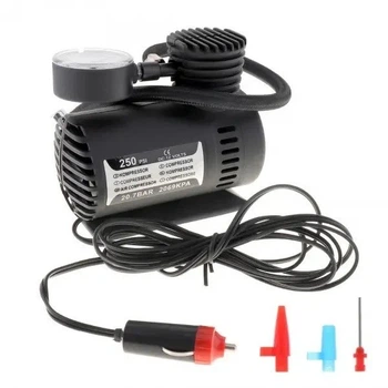 Автомобильный компрессор Air Pump 12V от прикуривателя с датчиком давления