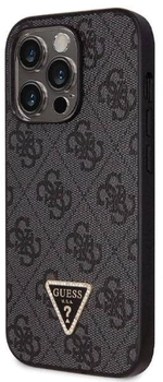 Etui plecki Guess Crossbody Metal Logo do Apple iPhone 14 Pro Max Black (3666339146795)