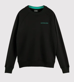 Свитшот унисекс Scotch&Soda Amsterdam 168486 M Black