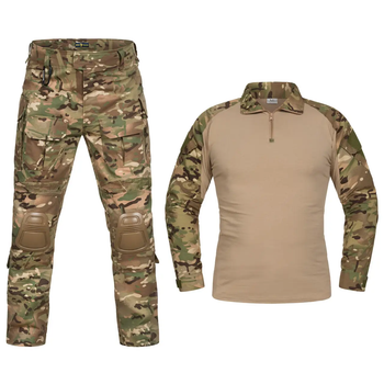 Тактическая военная форма Brutal's костюм армейский мультикам с защитой и эластичными вставками р.XL