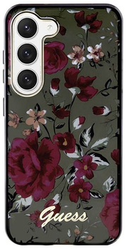 Панель Guess Flower Collection для Samsung Galaxy S23 Plus Хакі (3666339117269)