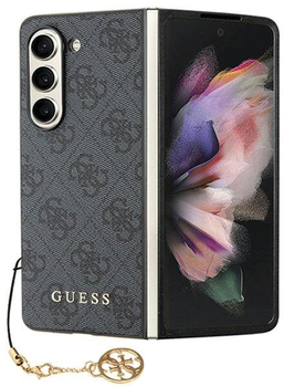 Etui plecki Guess 4G Charms Collection do Samsung Galaxy Z Fold 5 Grey (3666339171988)