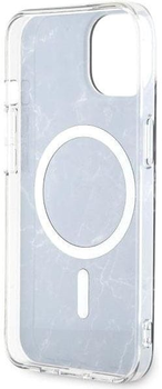 Панель Guess Marble MagSafe для Apple iPhone 14 Чорний (3666339127244)