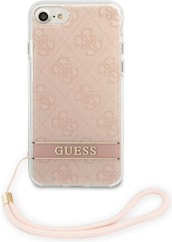 Панель Guess 4G Print Strap для Apple iPhone 7/8 Рожевий (3666339055202)