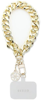 Strap to phone Guess 4G Charm Universal Big Hand Strap Gold (3666339170677)