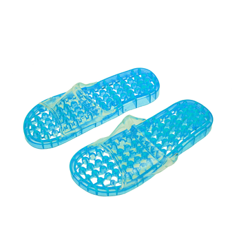 Тапочки массажные силиконовые для пляжа, душа, бассейна, сауны (Голубой XL) (CZ2759190003)