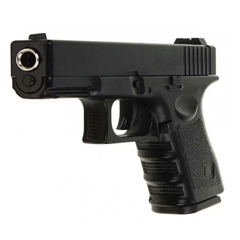 Детский страйкбольный пистолет Glock 17 металлический с шариками Galaxy G15 Черный