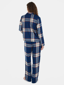Piżama (koszula + spodnie) Tommy Hilfiger UW0UW03961 S Granatowa (8720645402367)